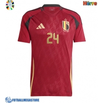 Fotballdrakt Herre Belgia Amadou Onana #24 Hjemmedrakt EM 2024 Kortermet